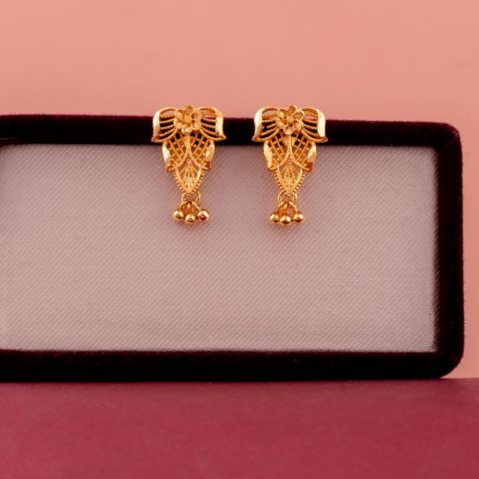 New Style Simple New Gold Bali Design Earring DJB1419