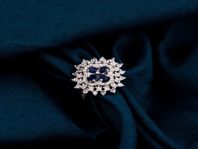 Finger Ring - AFR372RDHBL