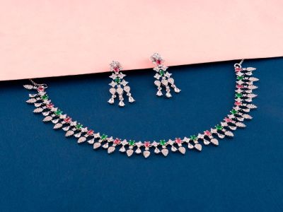 Necklace Set - AST2783RDHRHG