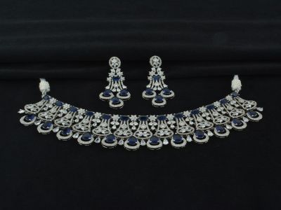 Necklace Set - AST2784RDHBL