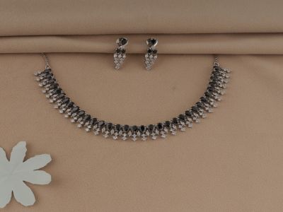 Necklace Set - AST2868RDBK