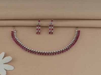 Necklace Set - AST2869RDKERB