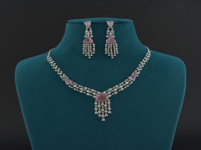 Necklace Set - AST2883RDMTPK