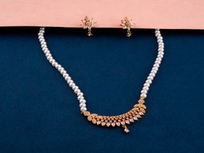 Necklace Set - AST2918GDW