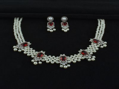 Necklace Set - AST3123RDRW