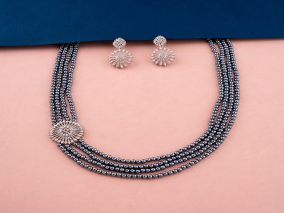 Necklace Set - AST3201RDASW