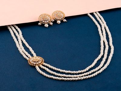 Necklace Set - AST3215GDW