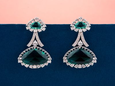 Earring - CZER2RDMTG