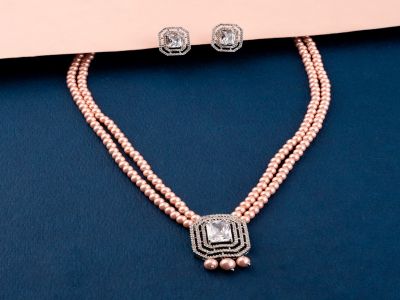 Necklace Set - CZST120RDRSW