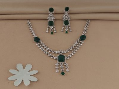 Necklace Set - CZST63RDG