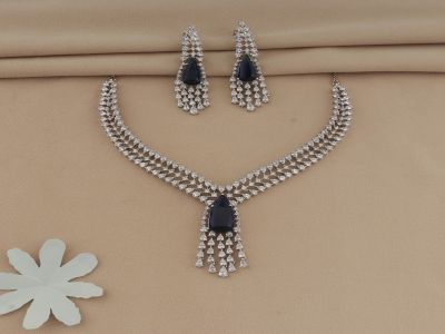 Necklace Set - CZST4RDHBL