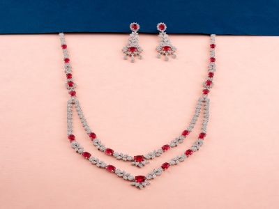 Necklace Set - CZST71RDHR