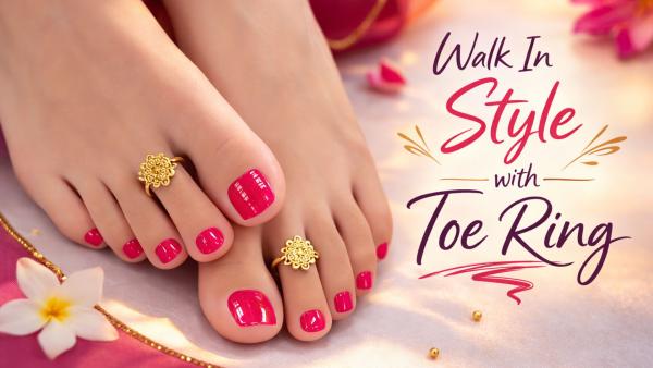 Walk In Style: The Toe Ring That Speaks without Words