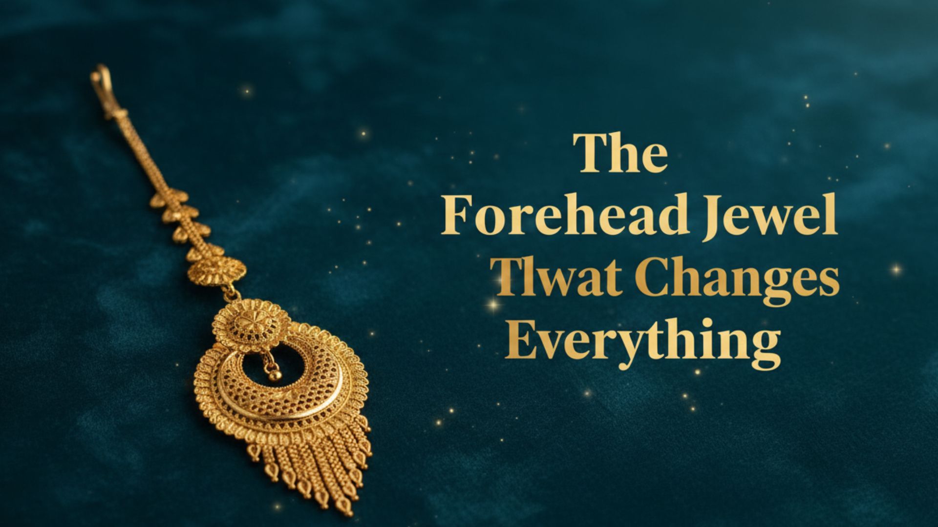 The Forehead Jewel That Changes Everything: Your Guide to the Perfect Maang Tikka