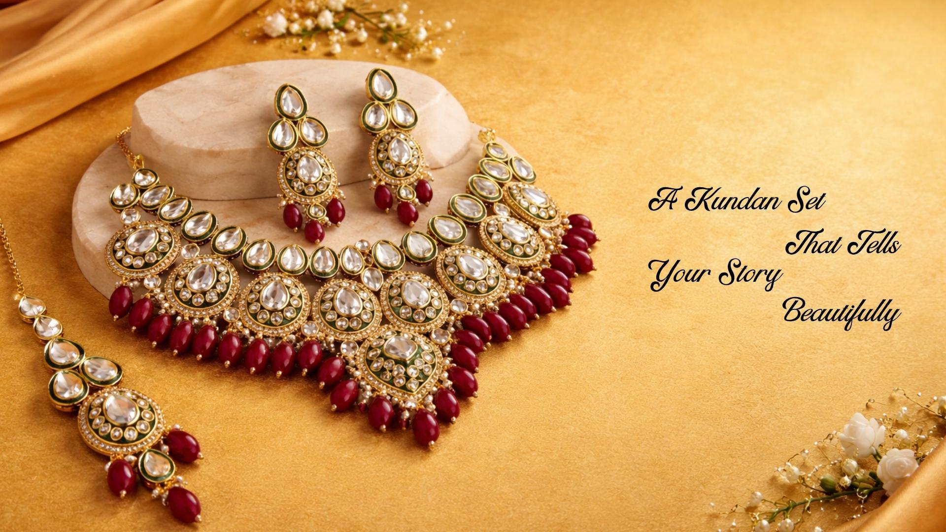 A Kundan Set That Tells Your Story Beautifully