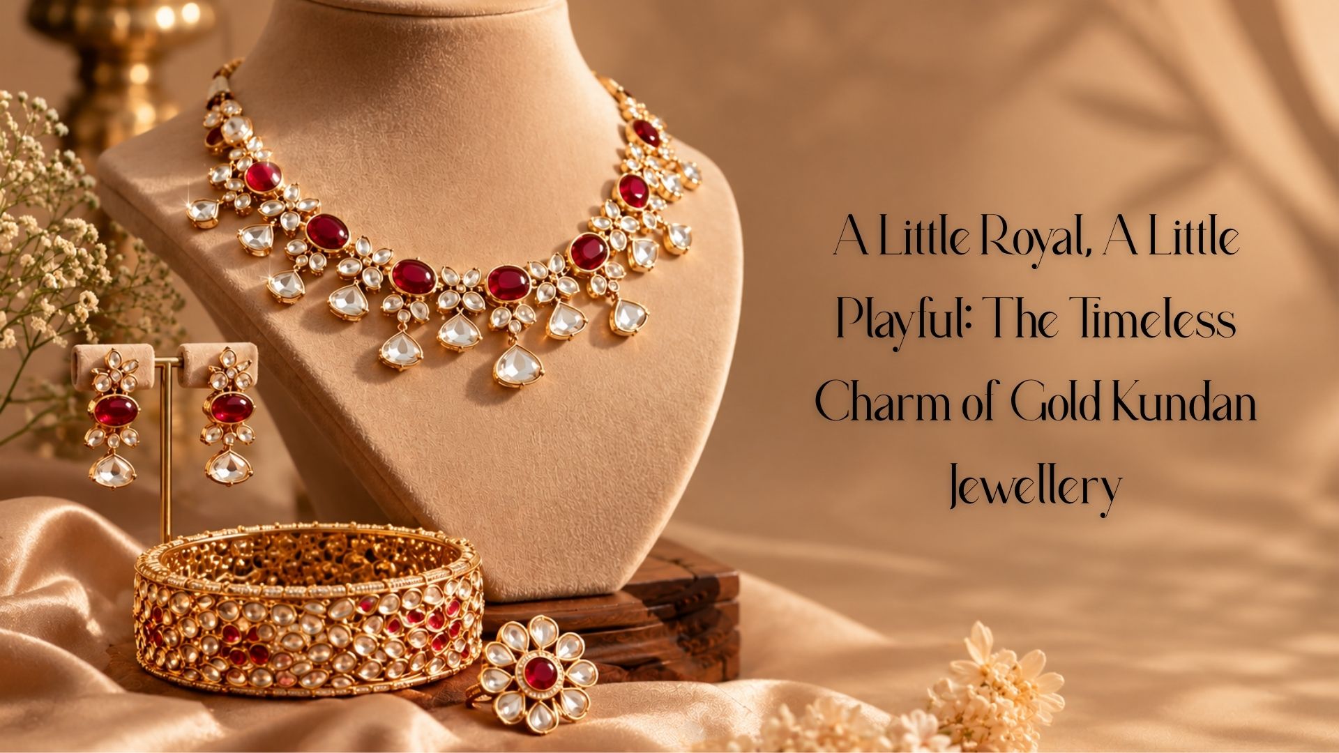 A Little Royal, A Little Playful: The Timeless Charm of Gold Kundan Jewellery